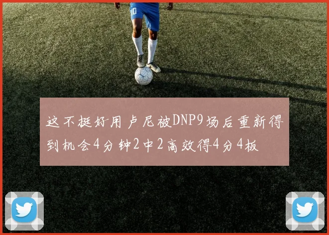 这不挺好用卢尼被DNP9场后重新得到机会4分钟2中2高效得4分4板